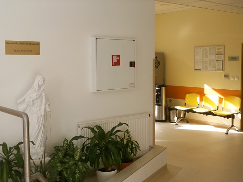 Socha Panny Márie v nemocnici        